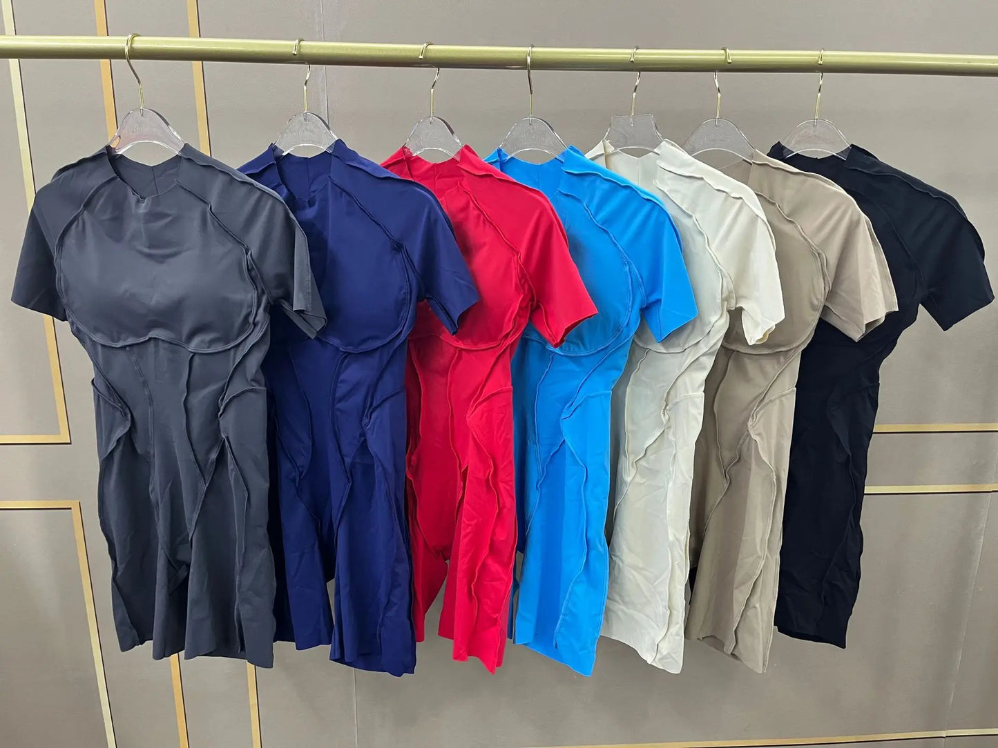 Hearuisavy 2025 New Style Workout Jumpsuit Gym Yoga Clothes Sportswear Women Short Sports Jumpsuit Long Sleeves Fitness Overalls