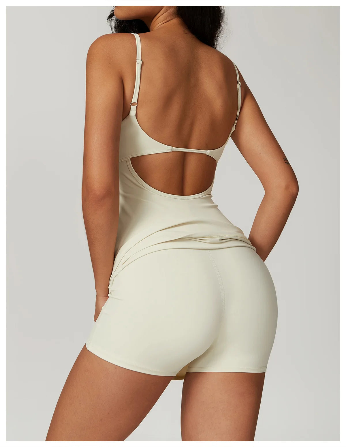 Women's Sports Beautiful Back Dress Removable Chest Cushion Breathable Outdoor Yoga Tennis Skirt Sexy Woman Yoga Sport Clothes