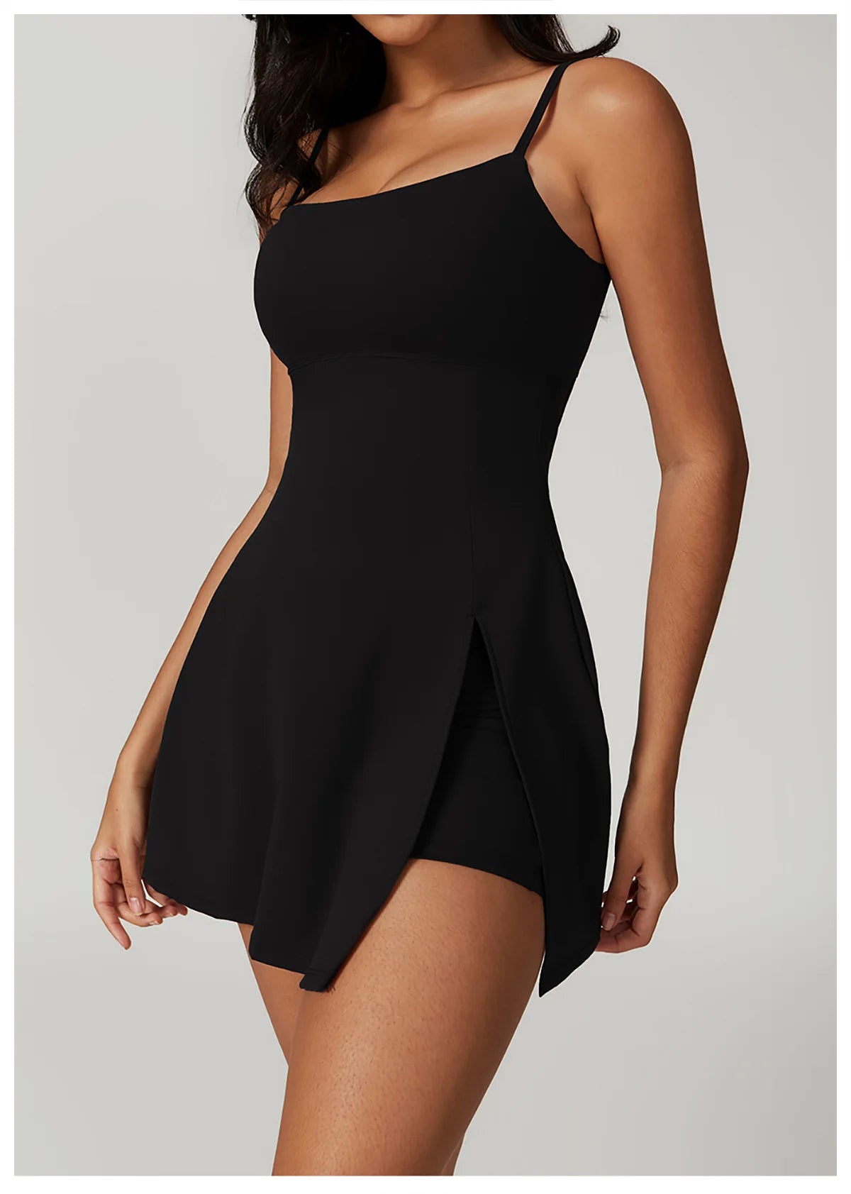 Women's Sports Beautiful Back Dress Removable Chest Cushion Breathable Outdoor Yoga Tennis Skirt Sexy Woman Yoga Sport Clothes