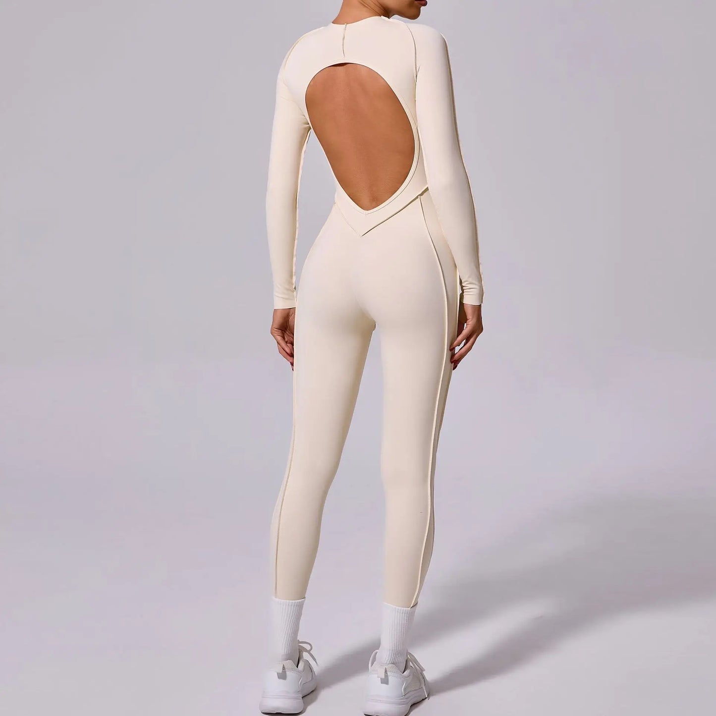 Hearuisavy 2025 New Style Workout Jumpsuit Gym Yoga Clothes Sportswear Women Short Sports Jumpsuit Long Sleeves Fitness Overalls