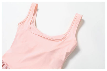 Women's Gym Jumpsuit Yoga Fitness Suit Shorts Sets Sexy Tennis Skirts Sports Tracksuit Yoga Clothing Female Workout Sportswear