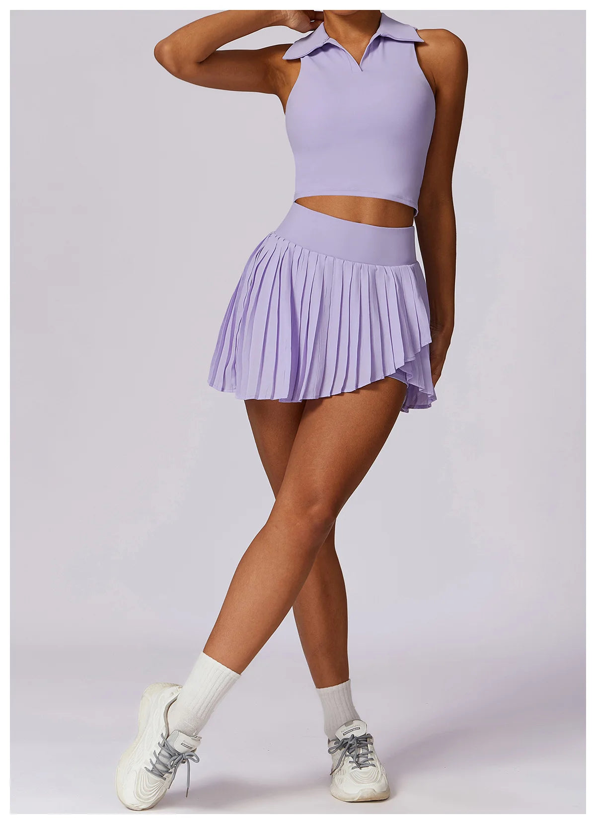 Summer Outdoor Leisure T-shirt Yoga Set 2PCS Women Gym Clothes Running Sports Fitness Set Breathable Yoga Nude Tennis Clothes